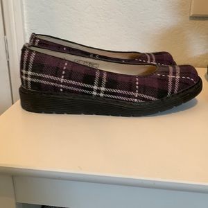 Purple Plaid Dr. Martens